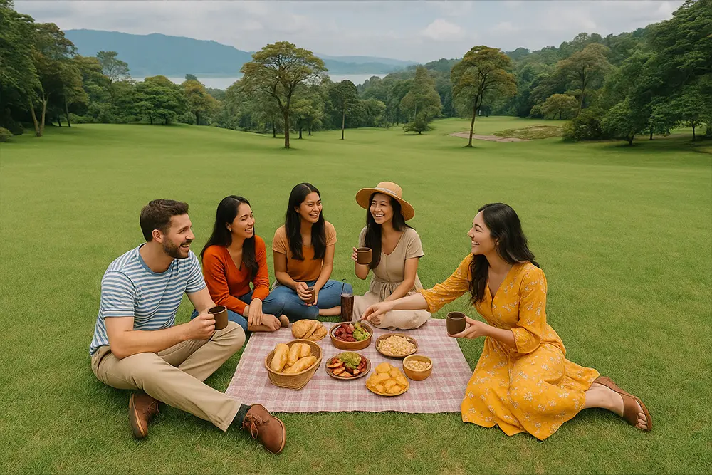 Piknik di Kebun Raya Bali