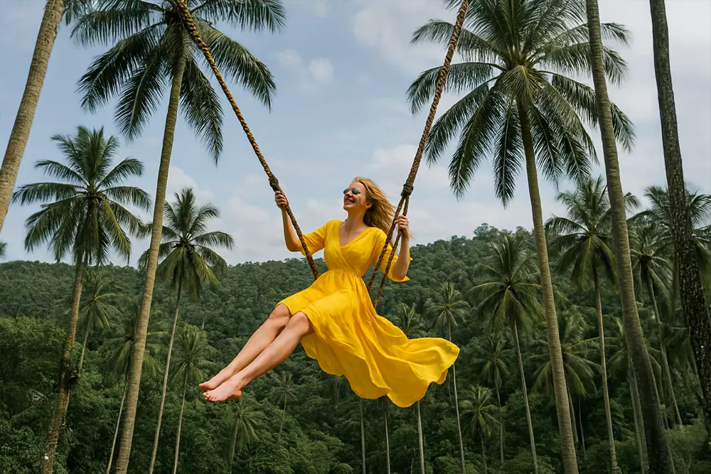 Swing di Alas Harum Bali