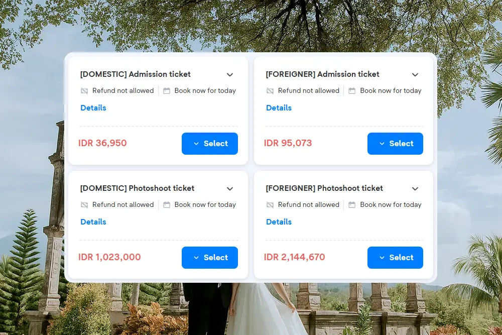 Tiket Taman Ujung Karangasem